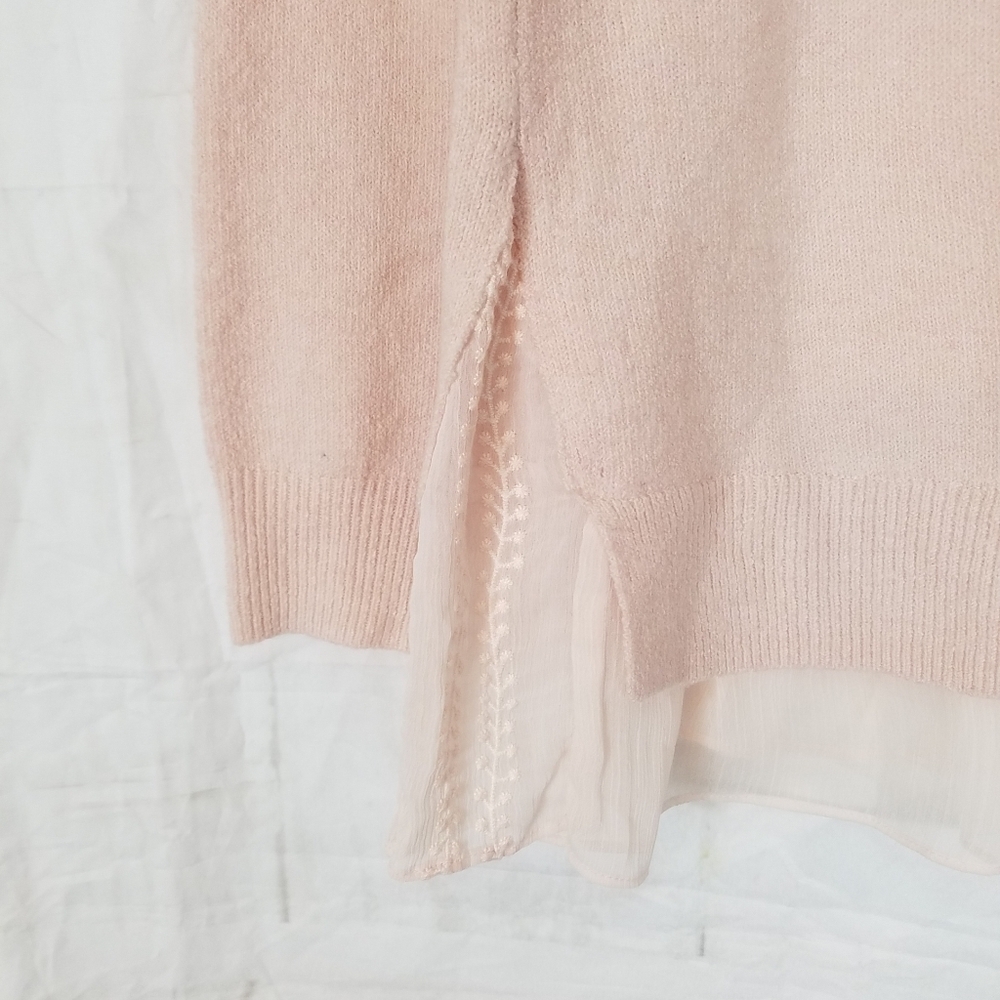 Tribal jeans pink layer tunic sweater - Picture 5 of 9
